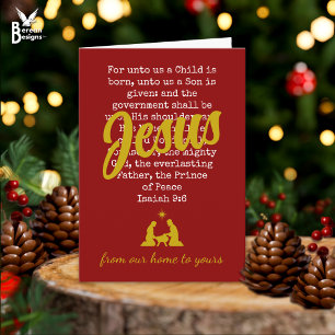 Rojo PARA NOSOTROS JESÚS Isaías Navidad