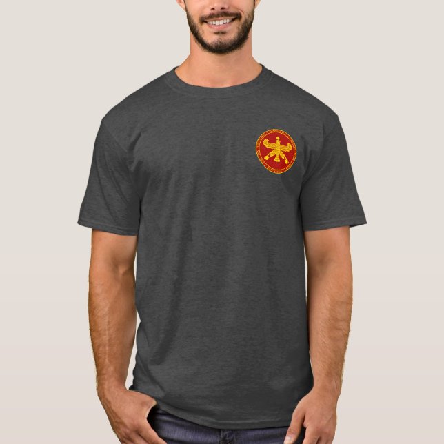 Rojo persa de los Immortals y camisa del sello del (Anverso)