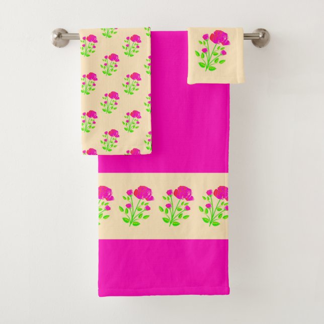Rojo rosa floral (In situ)