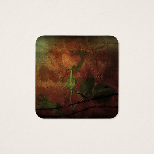 Rojo rosa sobre fondo grueso (Reverso)