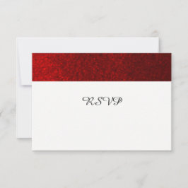 Rojo Rubí Faux Brillo RSVP
