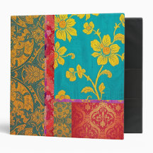 Rojo verde colorido ORIENTAL - Binder