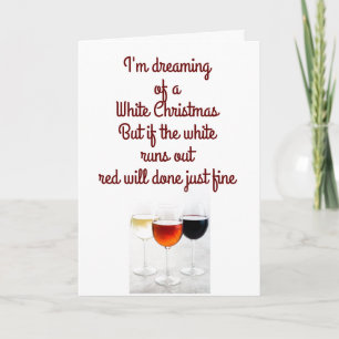ROJO & VERDE NAVIDAD - ¡ROJO & BLANCO PARA VINO!!!