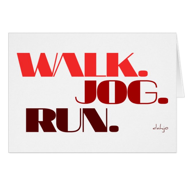ROJO WALK JOG RUN (fuente CHUNKY) (Anverso (Horizontal))