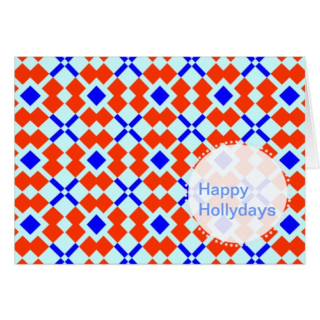 Rojo y azul, sajonés (Anverso (Horizontal))