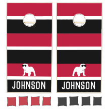 Rojo y negro personalizados
