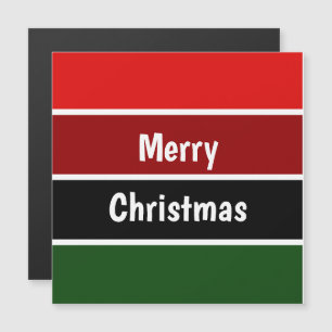 Rojo y Verde Feliz Navidad
