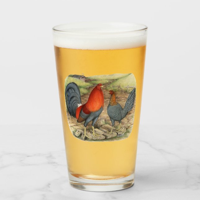 Rojos azules de juego americano (Anverso (lleno))