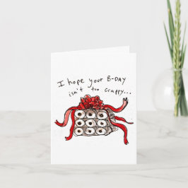 Roll B-Day | Tarjeta de cumpleaños de cuarentena C