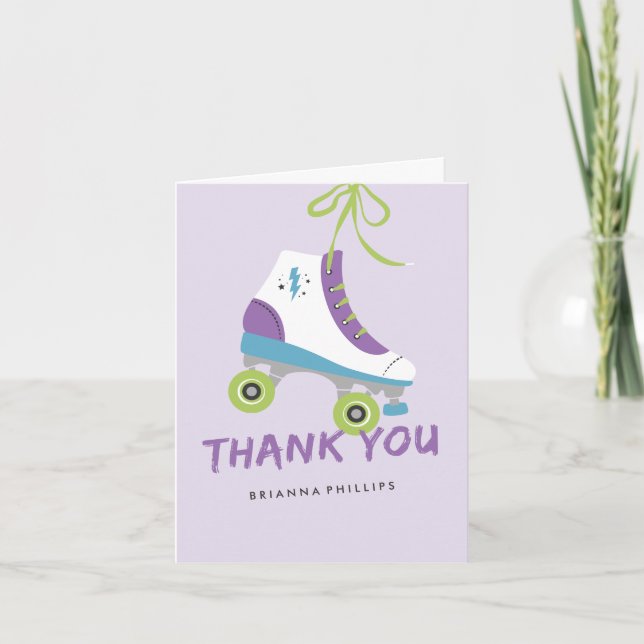 Roll Gracias Tarjeta - Violet (Anverso)