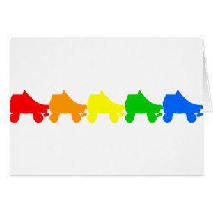 roller skate rainbow