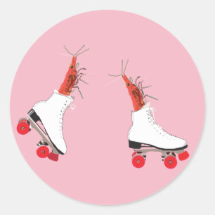 Roller Skates para todos Pegatina