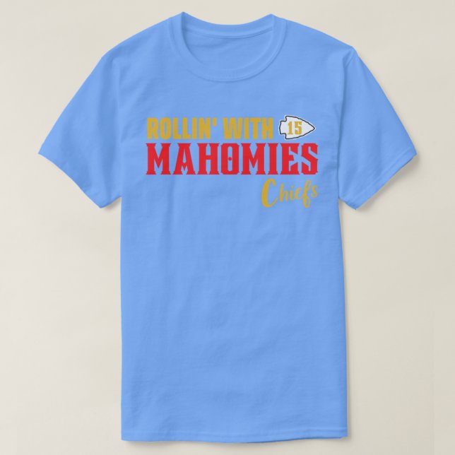 Rollin con la camiseta de Mahomies Chiefs (Diseño del anverso)