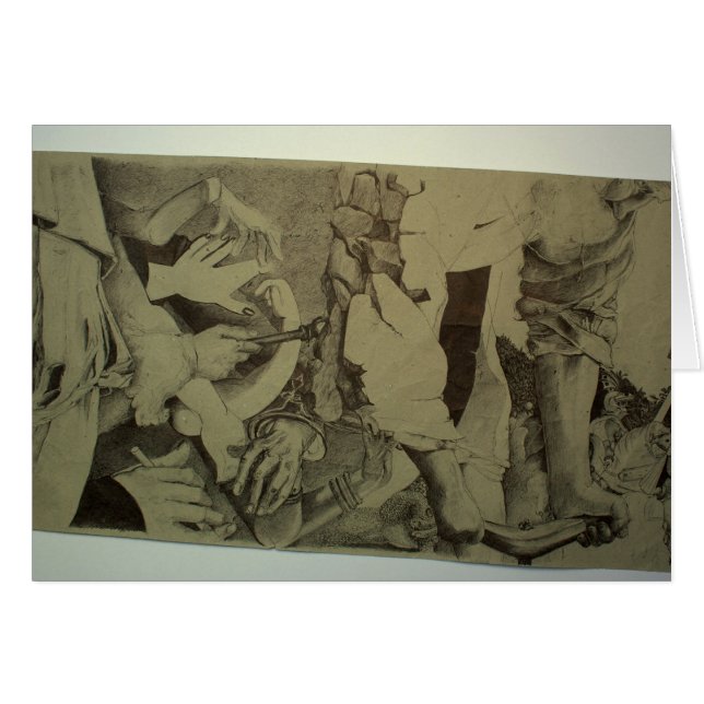 Rollo de detalles de fragmentos de arte por P Baud (Anverso (Horizontal))