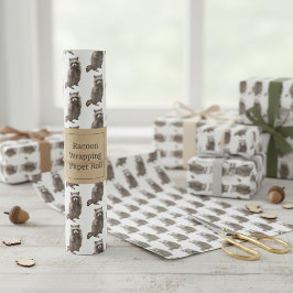 Rollo de papel de ajuste de mapache