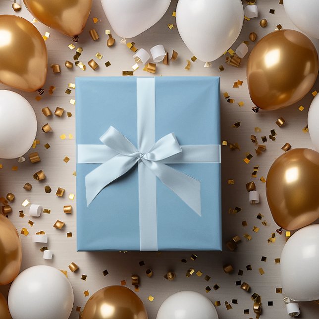 Rollo de papel de envolvimiento azul azul suave (Subido por el creador)