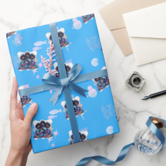 Rollo de papel de envolvimiento de sirenas