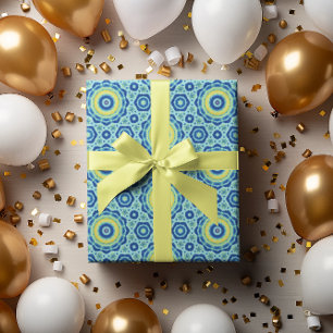 Rollo de papel de envolvimiento de tinta azul Mand