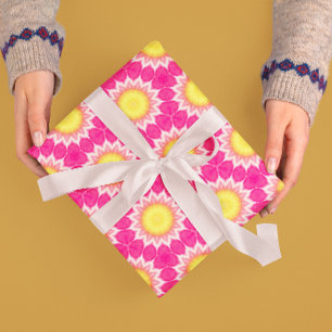 Rollo de papel de envolvimiento del patrón de gira