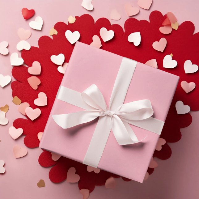 Rollo de papel de envolvimiento rosa claro (Subido por el creador)