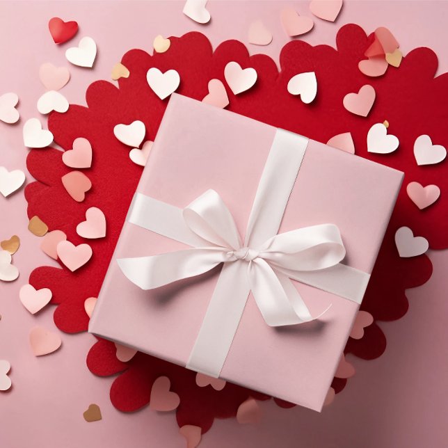 Rollo de papel de envolvimiento rosado para la bel (Subido por el creador)