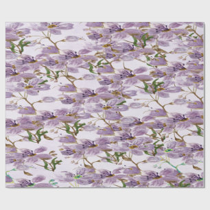 Rollo de Papel de Regalo Flor de Lavanda Elegante