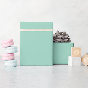Rollo de papel de regalo sólido Light Teal