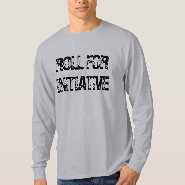 Rollo para la camiseta de Dungeons Dragons Initiat (Anverso)