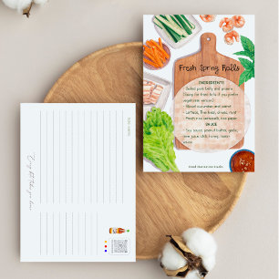 Rollos de Primavera Frescos Vietnamitas - Postales