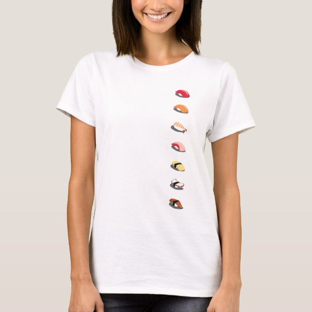 Rolls de la camiseta del sushi (Anverso)