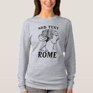 ROMA, camisetas de viaje, agregar texto