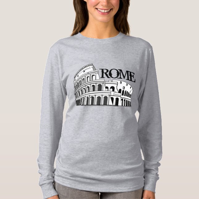 ROMA, camisetas de viaje, añadir texto (Anverso)