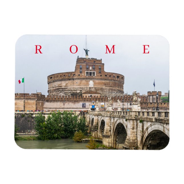 Roma Castel Sant'Angelo con vistas al imán de la n (Horizontal)