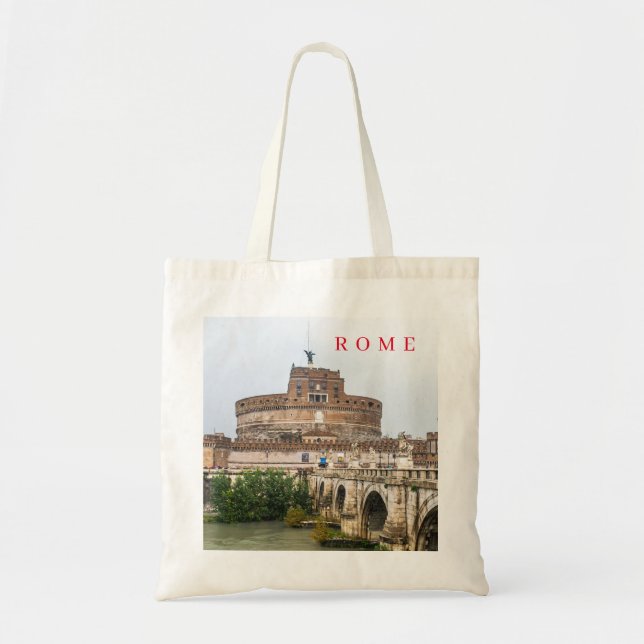 Roma Castel Sant'Angelo vista bolsa de toques (Frente)