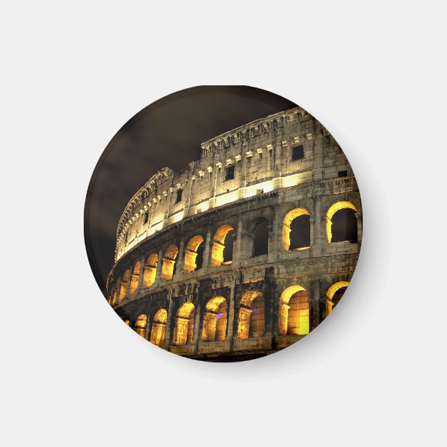Roma - Coliseo en imán nocturno (Frente)