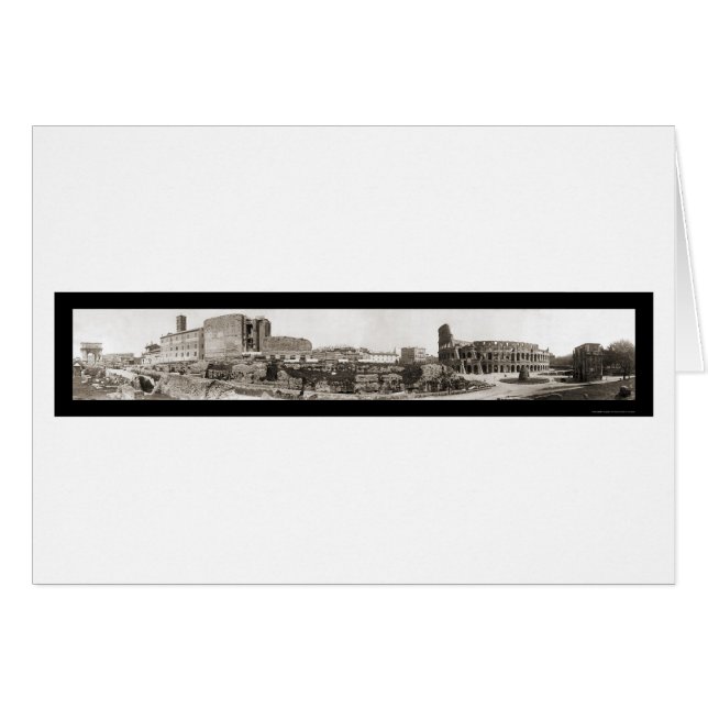 Roma, Italia, Coliseo Foto 1909 (Anverso (Horizontal))