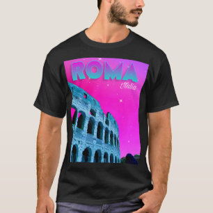Roma Italia - Rome Italia - Camiseta del Coliseo