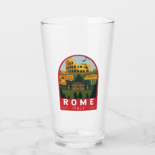 Roma Italia Viaje Retro Emblem