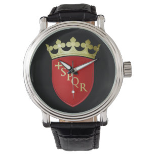 Roma* reloj de pulsera del escudo de armas