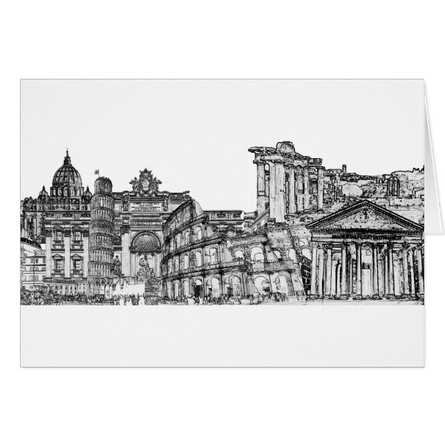 Roma, Roma... regalos de recuerdo de viajes. (Anverso (Horizontal))