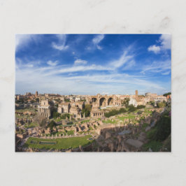 Roma - vista de la postal de Romanum del foro