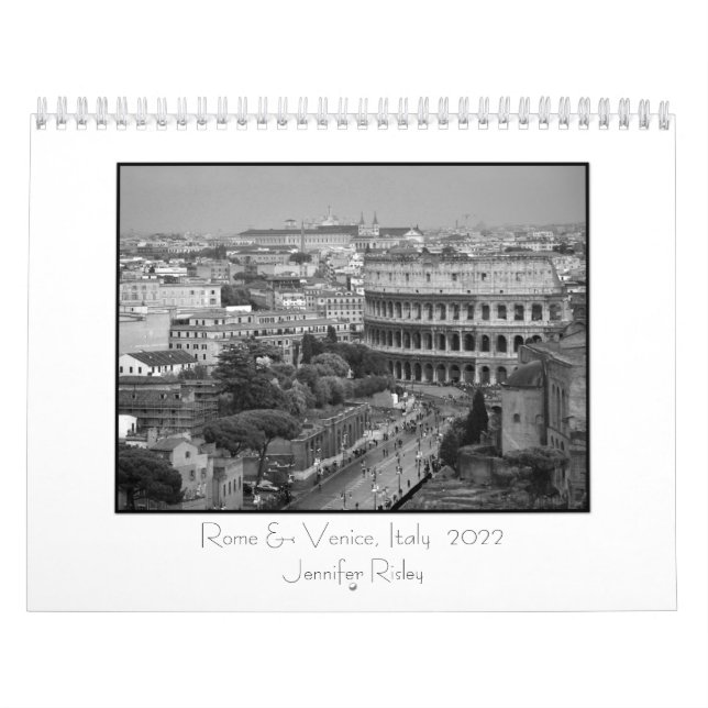 Roma y Venecia, Italia - Calendario 2022 (Tapa)