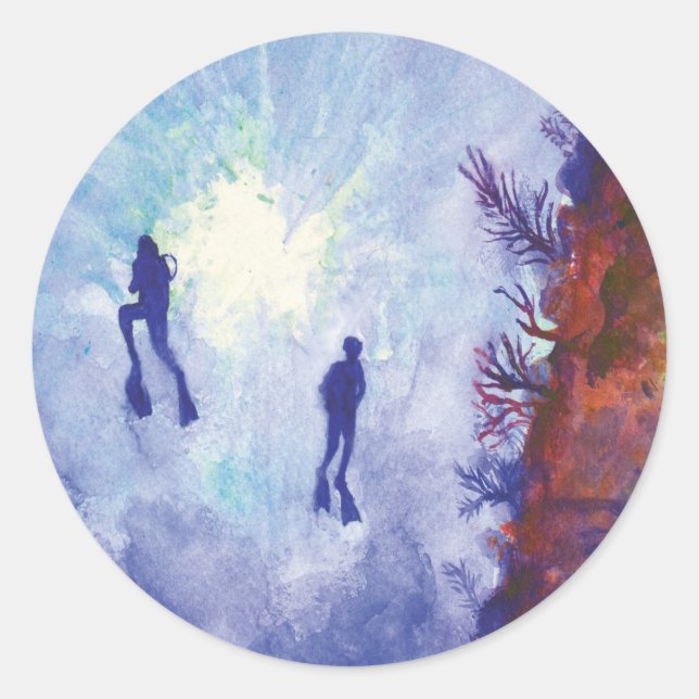 Romance Blue Pegatina (Anverso)