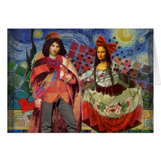 Romance Colorido de la Mona Lisa (Anverso (Horizontal))