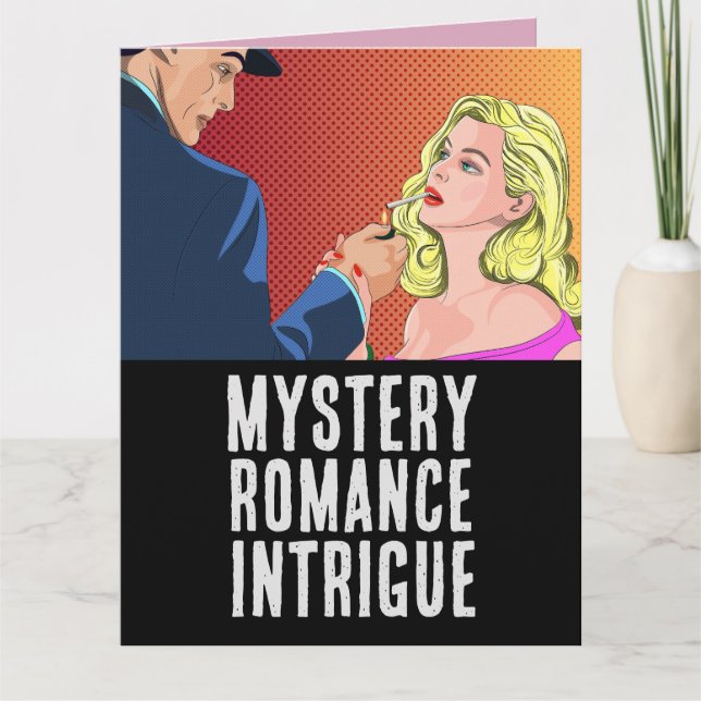 ¡ROMANCE DE SAN VALENTÍN MISTERIO INTRIGA! TARJETA (Anverso)