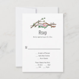 Romance ecléctico - Woodland Path Wedding RSVP