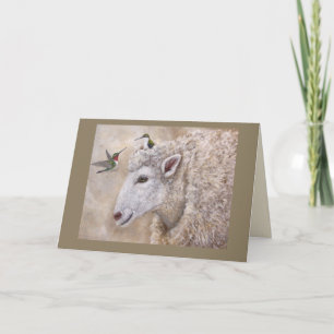 Romance en la tarjeta Wooly Acres