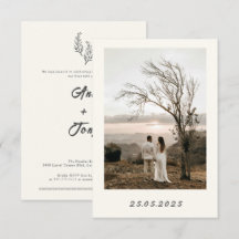 Romance Moderno del Desierto Bohemi| Invitación de