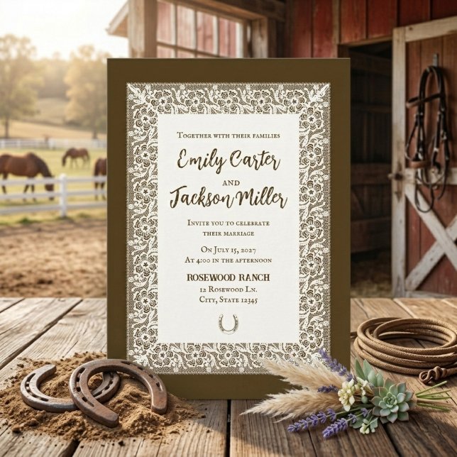 Romance Occidental: Invitación de Boda (Subido por el creador)