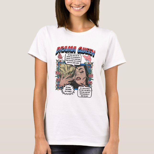 Romance retro - Reina del teatro - camiseta (Anverso)